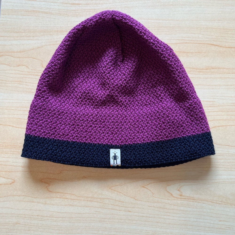 Smartwool Beanie - Purple and Navy
